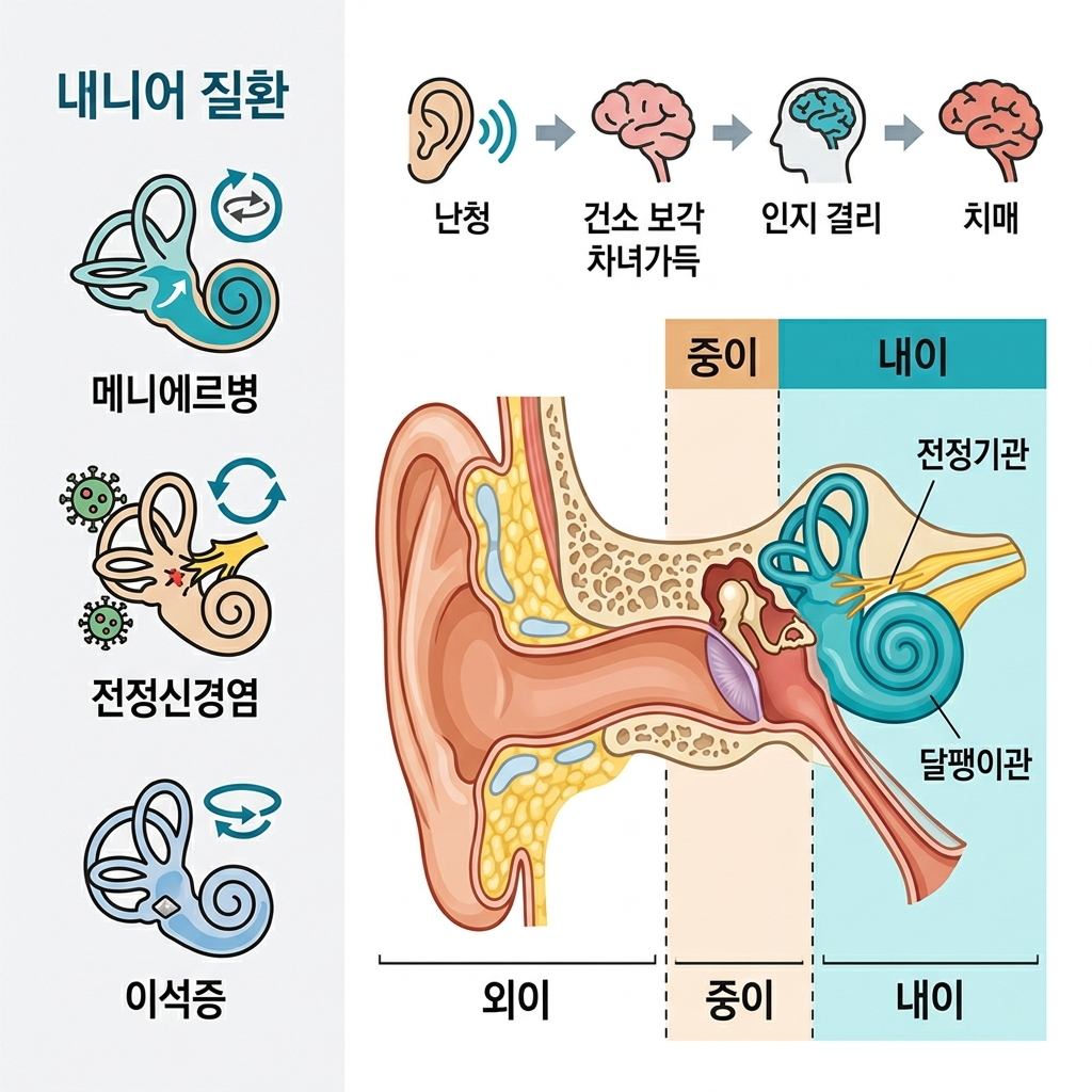 귀 질환 (중이염&middot;메니에르병&middot;전정기관, 귀가 망가지면 뇌도 무너진다)
