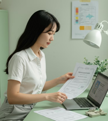 보건증 발급을 위한 준비사항