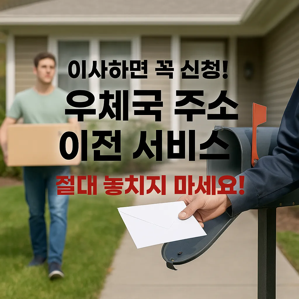 우체국 주소 이전 서비스