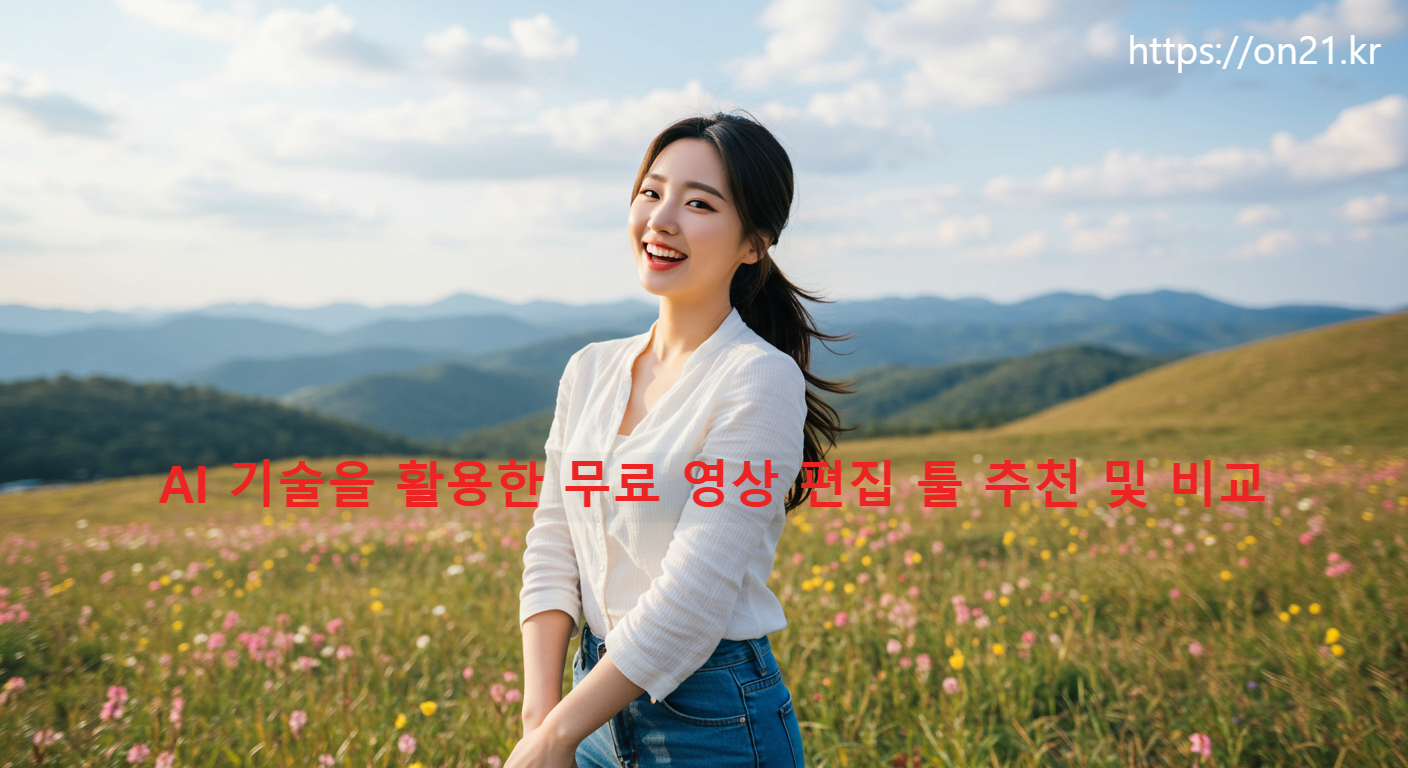 AI 기술을 활용한 무료 영상 편집 툴 추천 및 비교