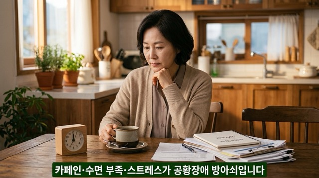 공황장애 원인 유전 뇌신경 스트레스 트라우마 카페인 5가지 이미지"