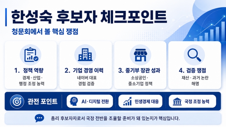한성숙 총리 후보자 프로필 총정리