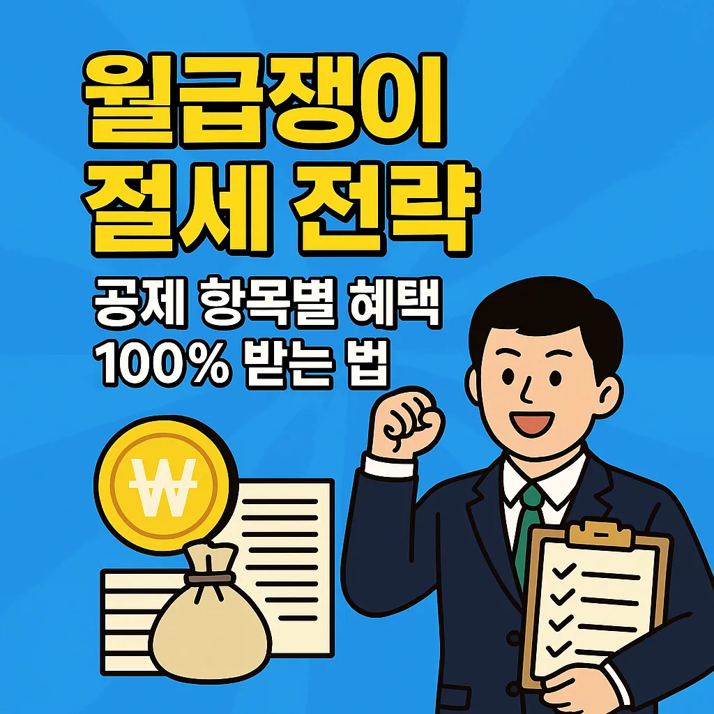월급쟁이 공제 항목 100% 절세 전략