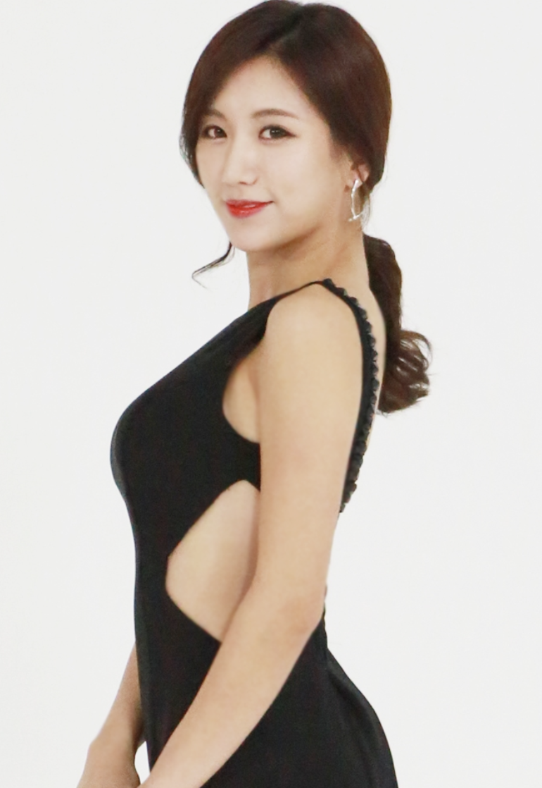 예정화 드레스 옆태