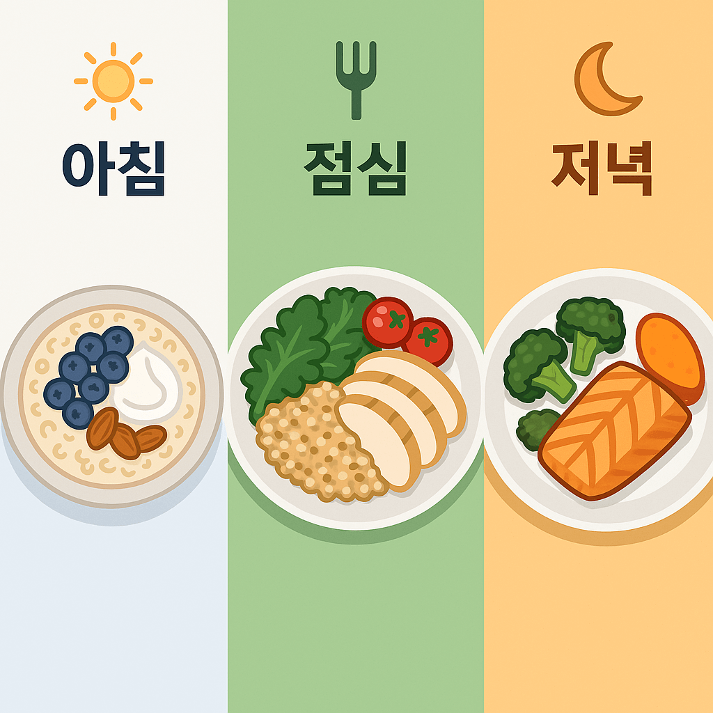 아침&middot;점심&middot;저녁별 슈퍼푸드 조합