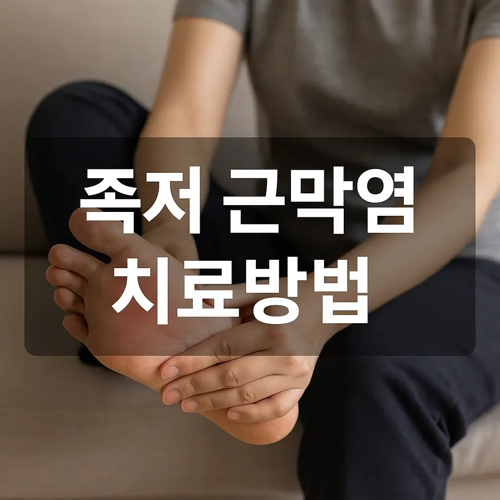 족저 근막염 치료방법
