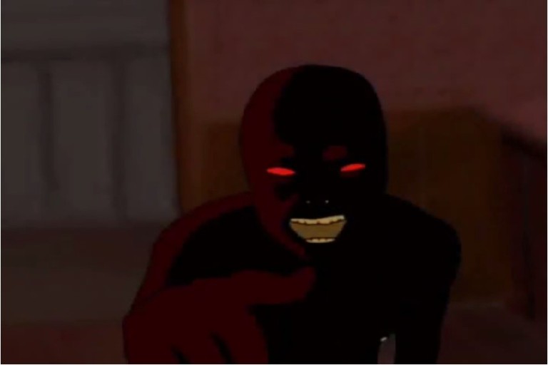 지옥 두개의 삶 사자의 모습