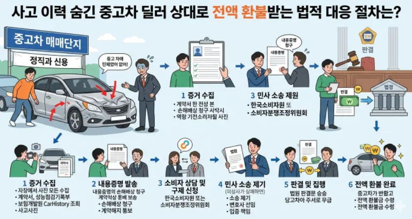 사고-이력-숨긴-중고차-딜러-상대로-전액-환불