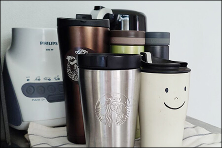 다양한 종류의 텀블러