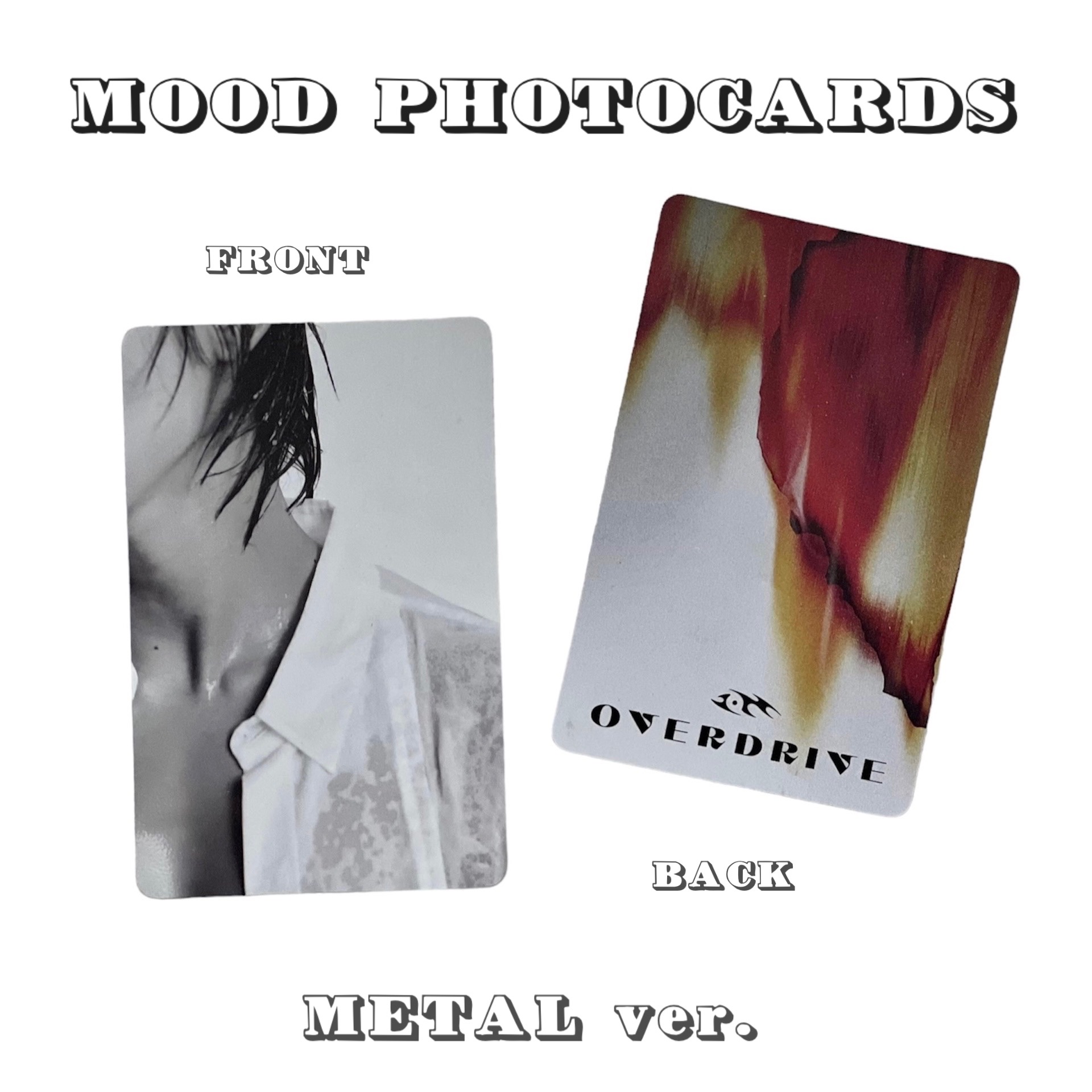 &amp;#39;OVERDRIVE&amp;#39; MOOD PHOTOCARDS - METAL ver. 