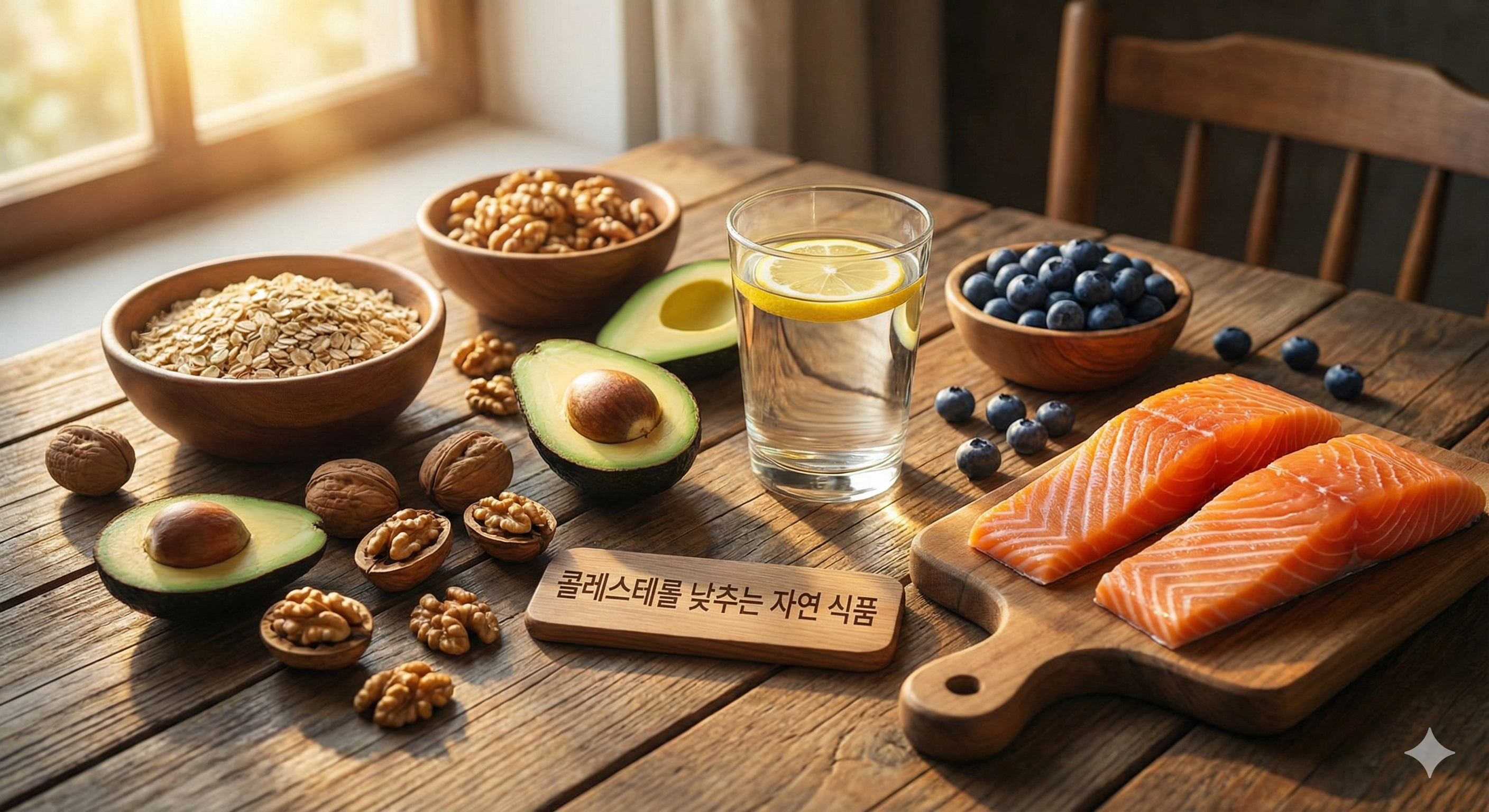 콜레스테롤 낮추는 자연 식품