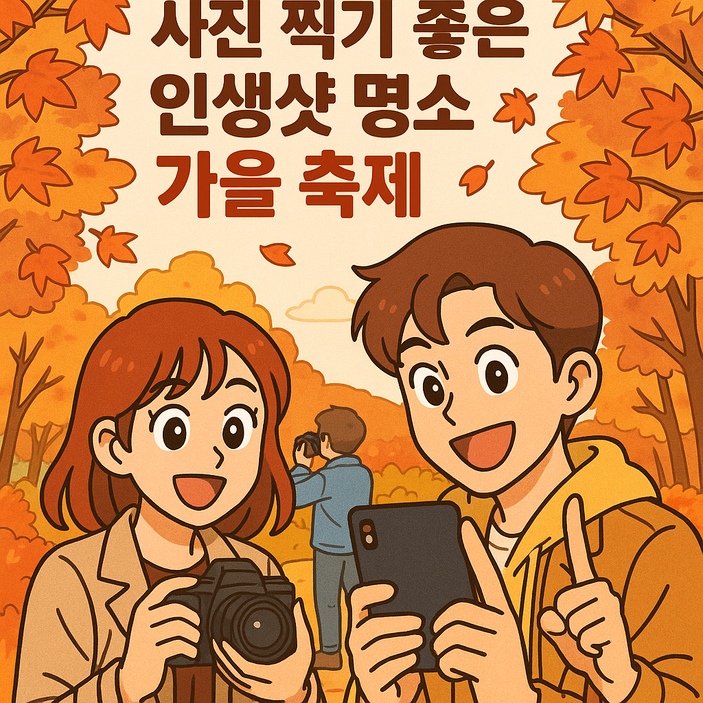 사진 찍기 좋은 인생샷 명소 가을 축제 관련사진