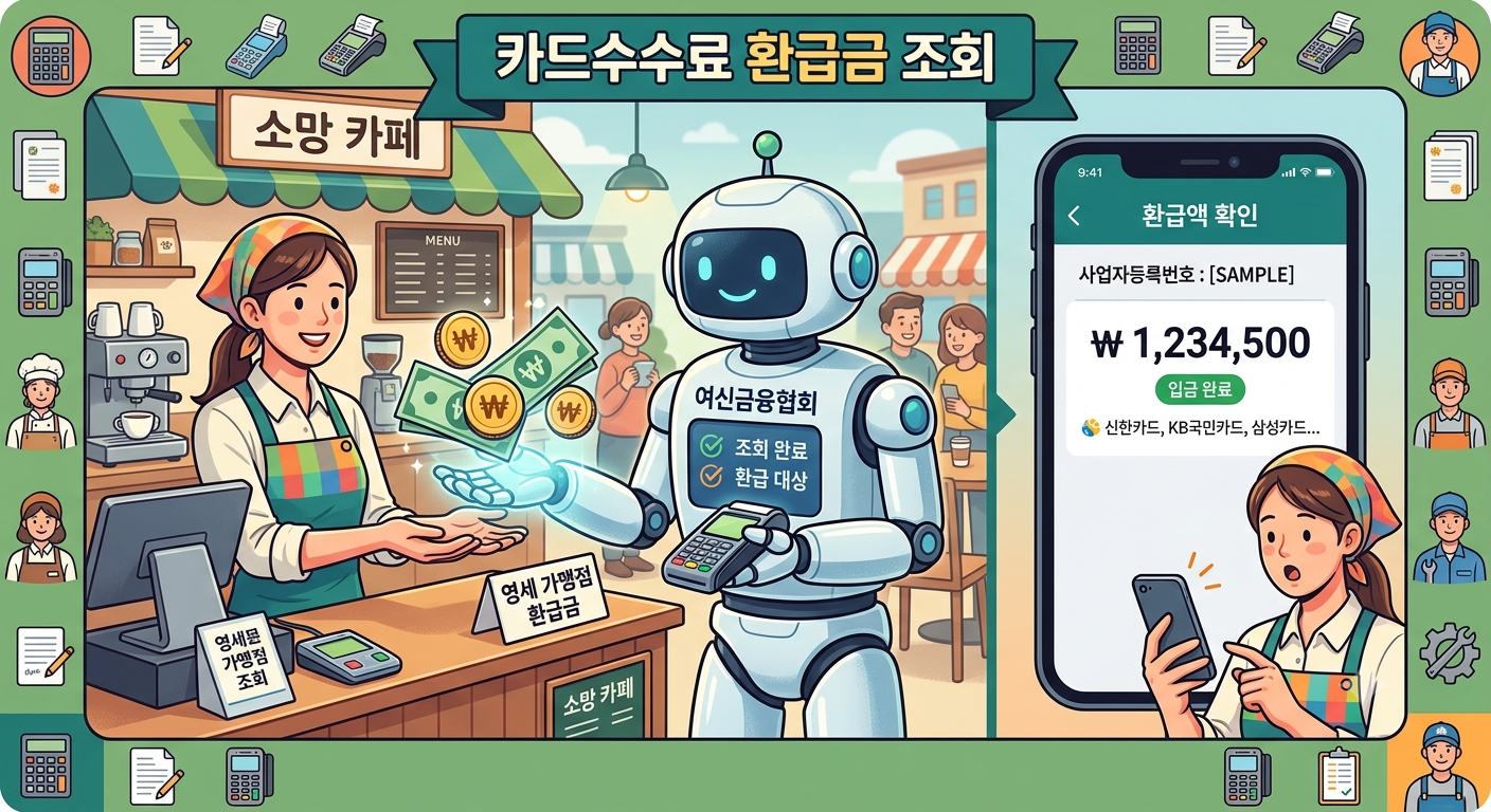 카드수수료 환급조회