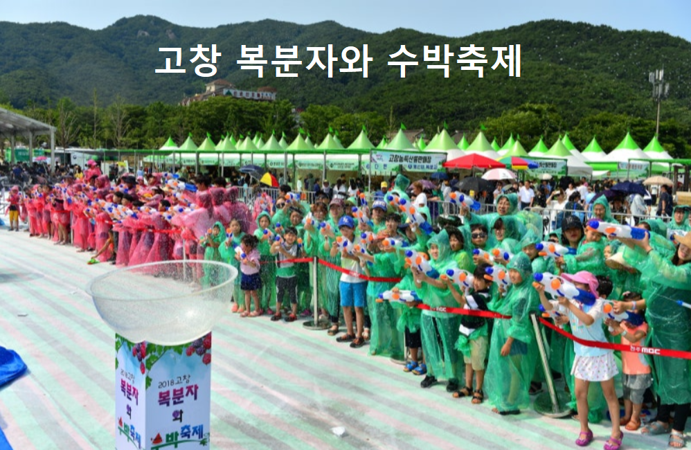 고창 복분자 수박축제