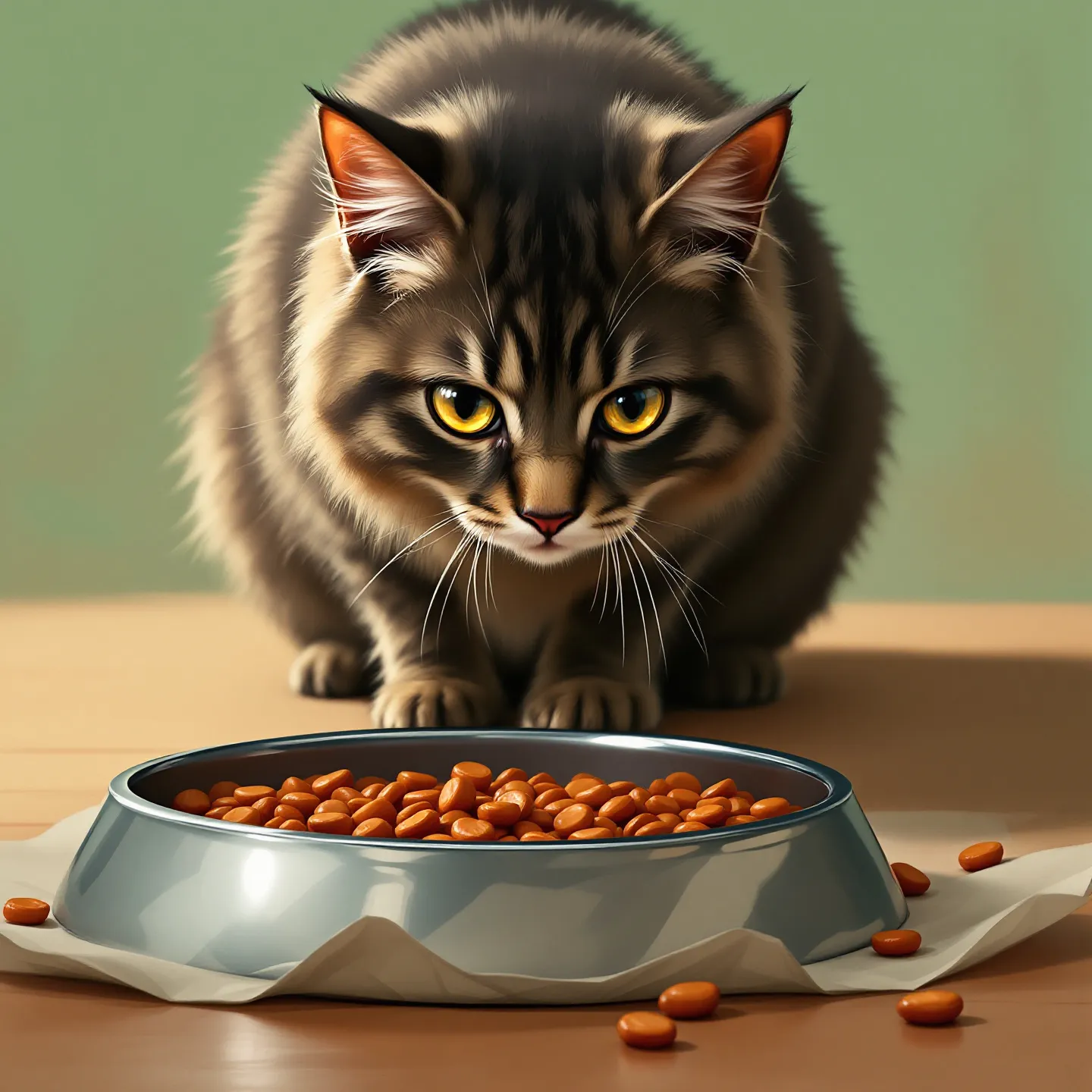 고양이 구토 시 추천 사료와 관리 방법