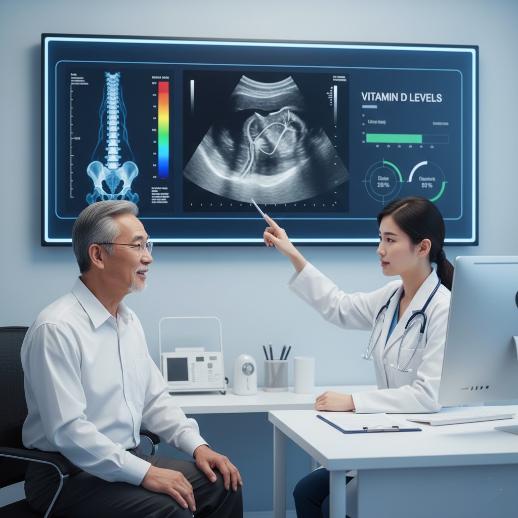 시니어 건강검진 골밀도검사 경동맥 초음파 비타민d 65세이상 혈중농도 골다공증 건강관리 골든타임 필수검사 뇌혈관 치매