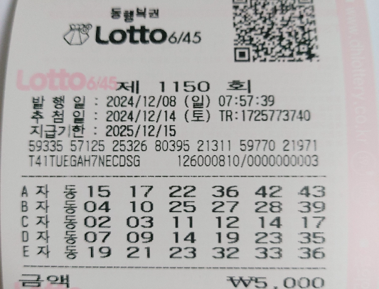 1150회 자동 일요일