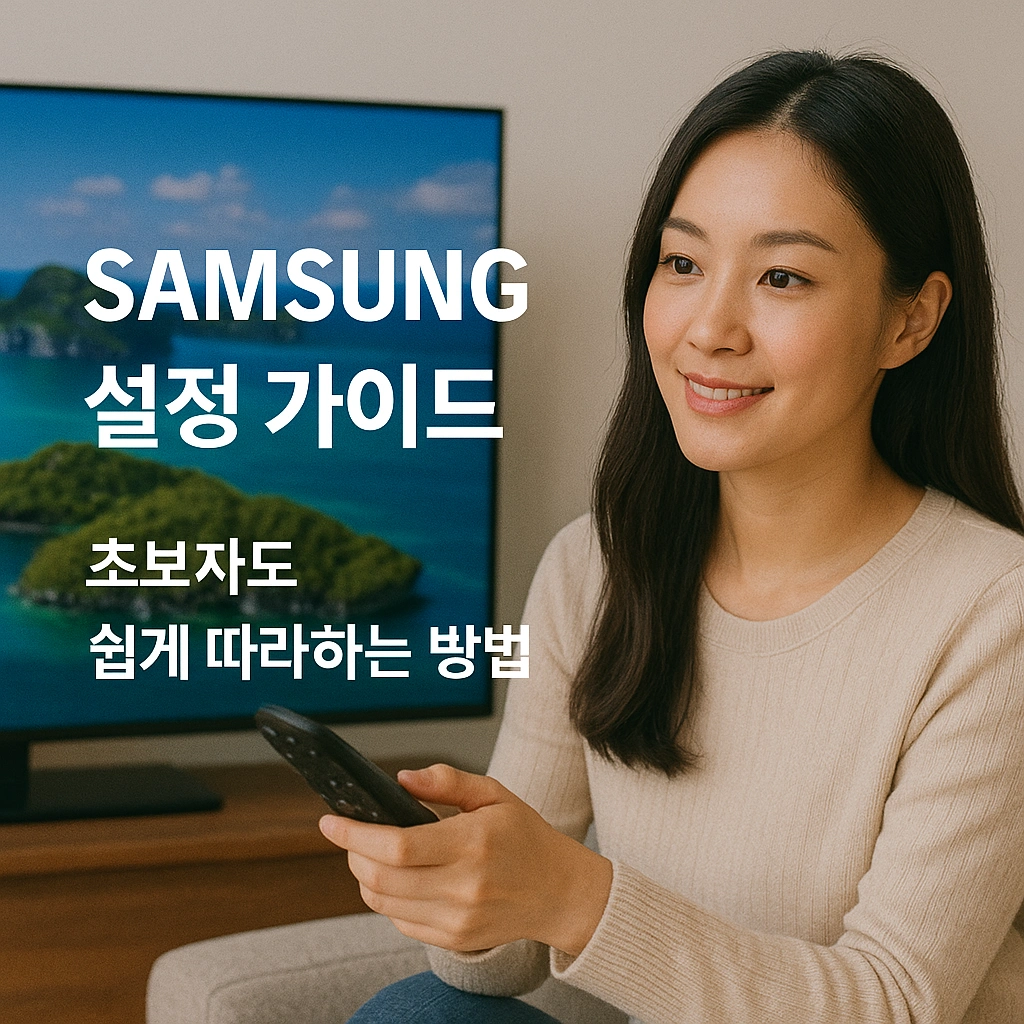 삼성 TV 설정 가이드 - 초보자도 쉽게 따라하는 방법
