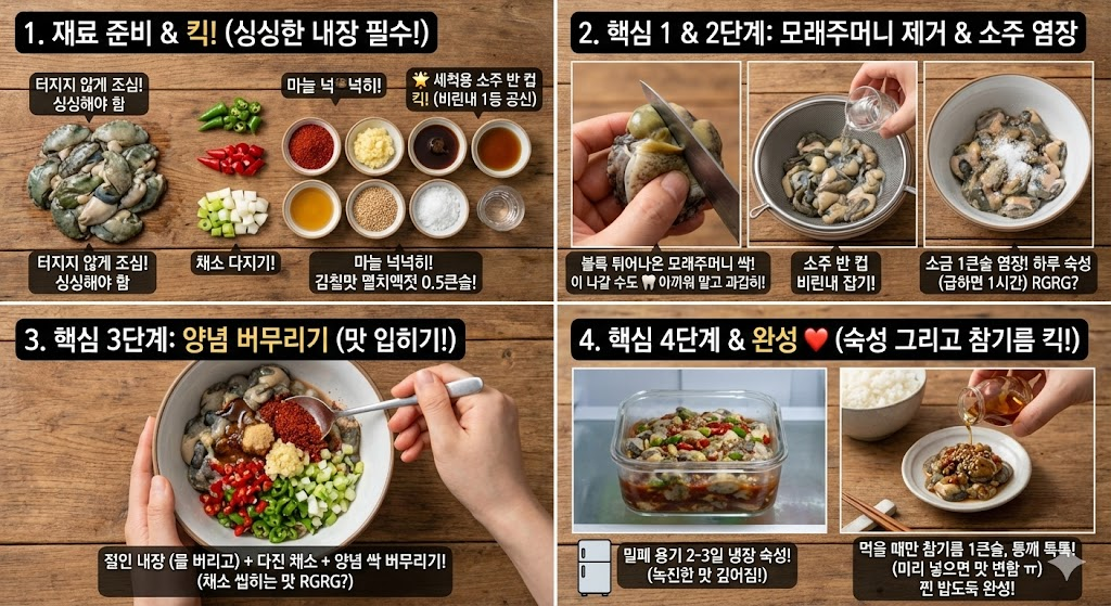 제주식 전복내장젓 맛있게 담그는법