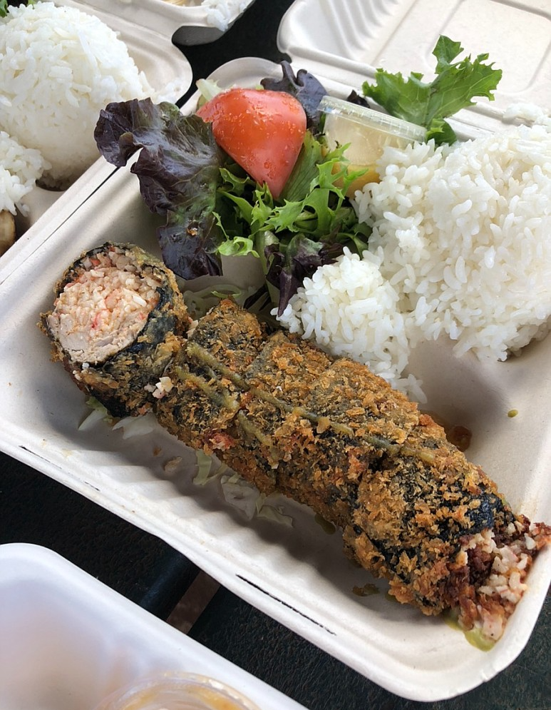 Nori Wrapped Crabmeat Stupped Ahi