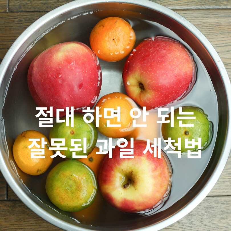 과일세척방법