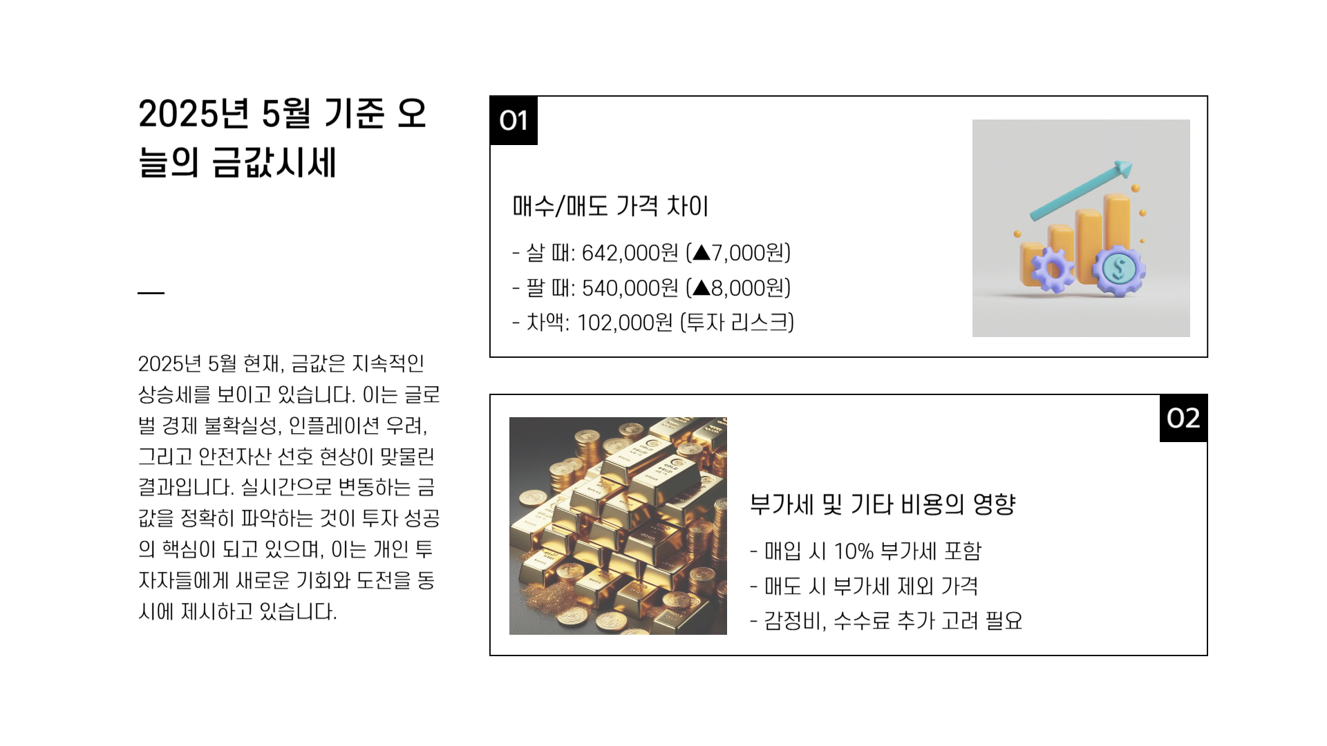 오늘의 금값시세