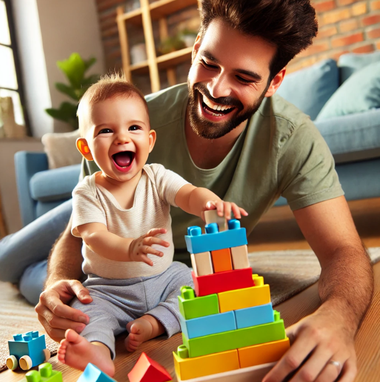 아이와 긍적적 상호작용의 표현