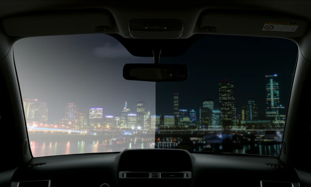 썬팅 필름, TSER, 농도, 선명도..