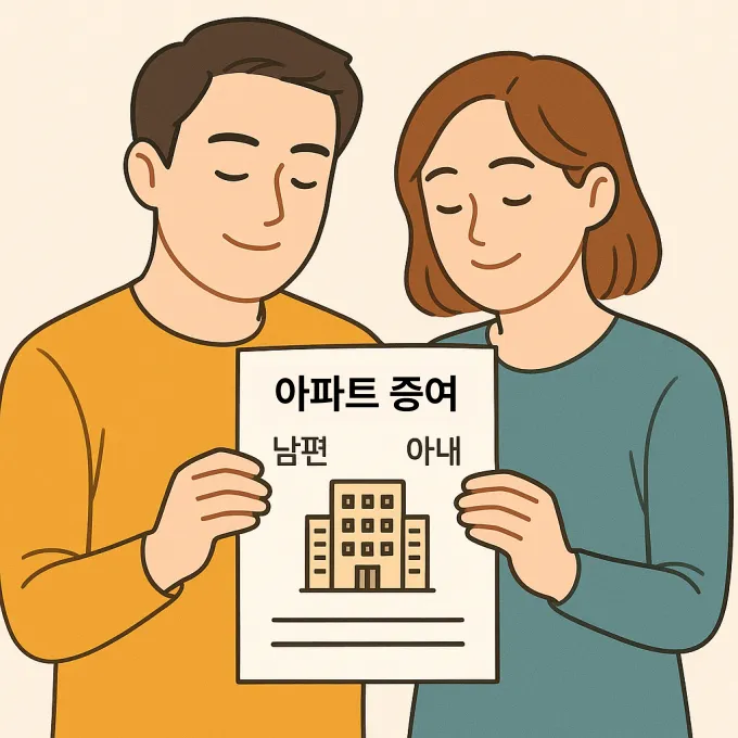 부부 증여세 면제 한도액