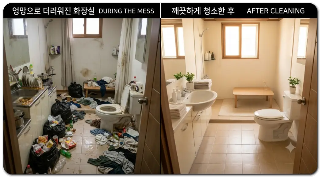특수청소-전후-비교사진