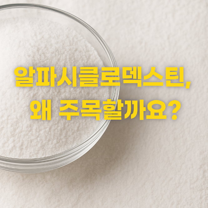 ✨ 알파시클로덱스트린, 왜 주목할까요?