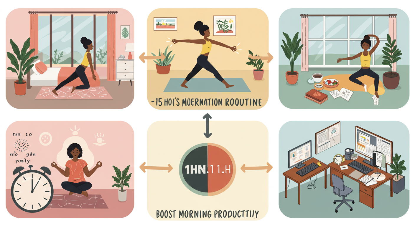 아침 생산성을 끌어올리는 1시간 골든 루틴