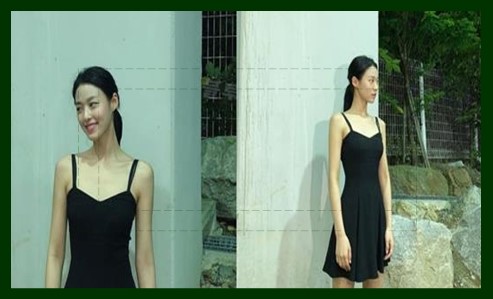 블랙 미니 드레스