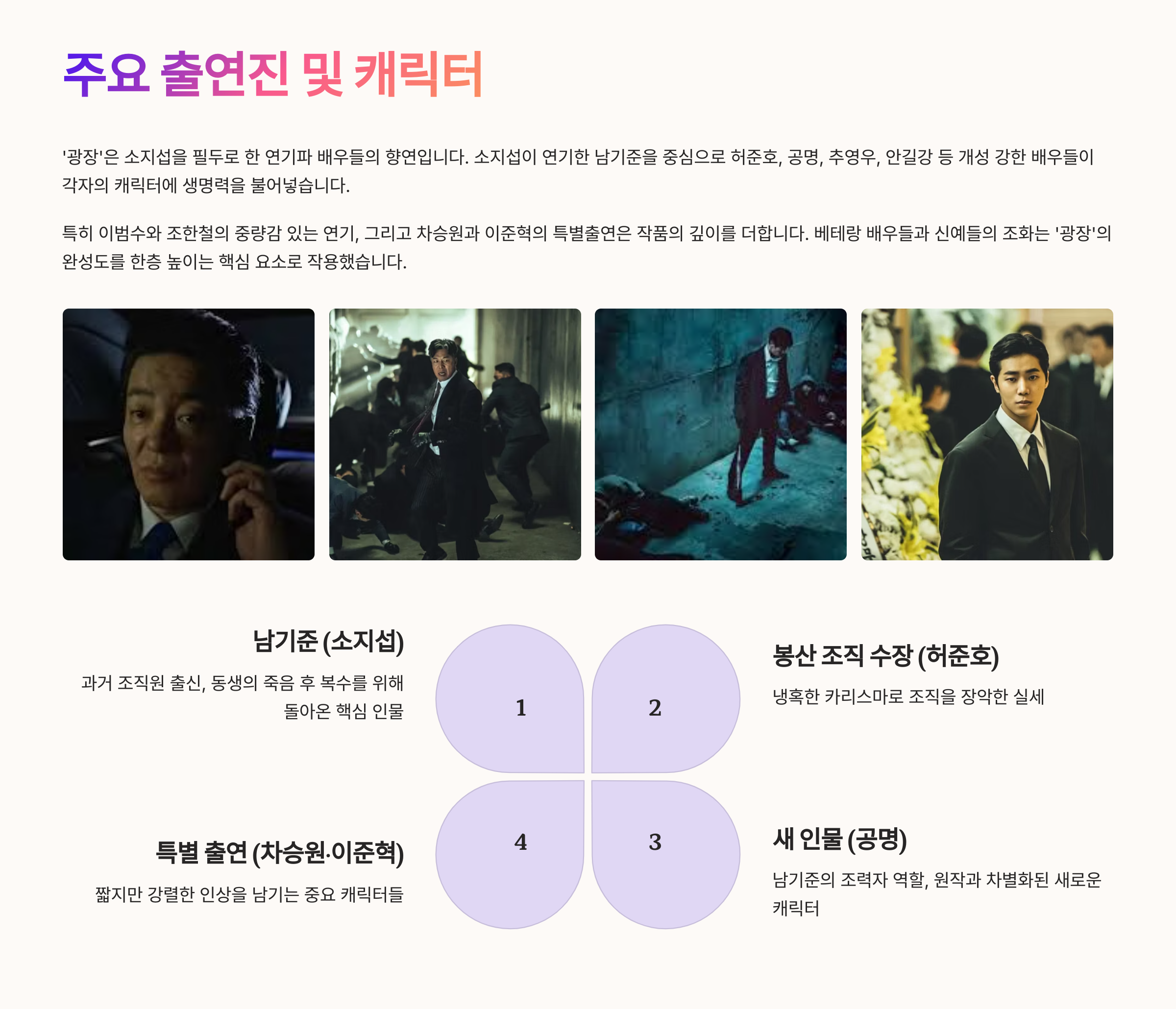 넷플릭스 광장 웹툰원작 출연진 후기 총정리
