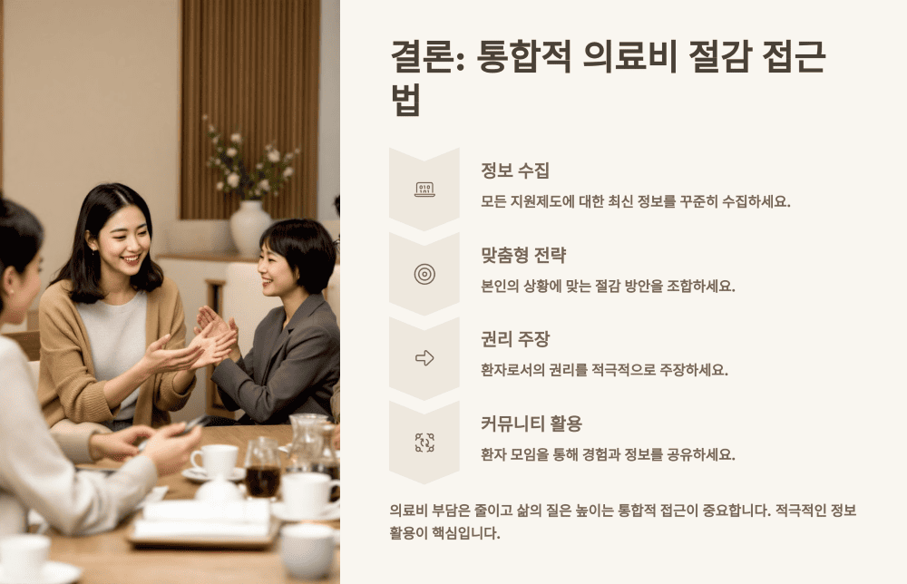 결론: 통합적 의료비 절감 접근법