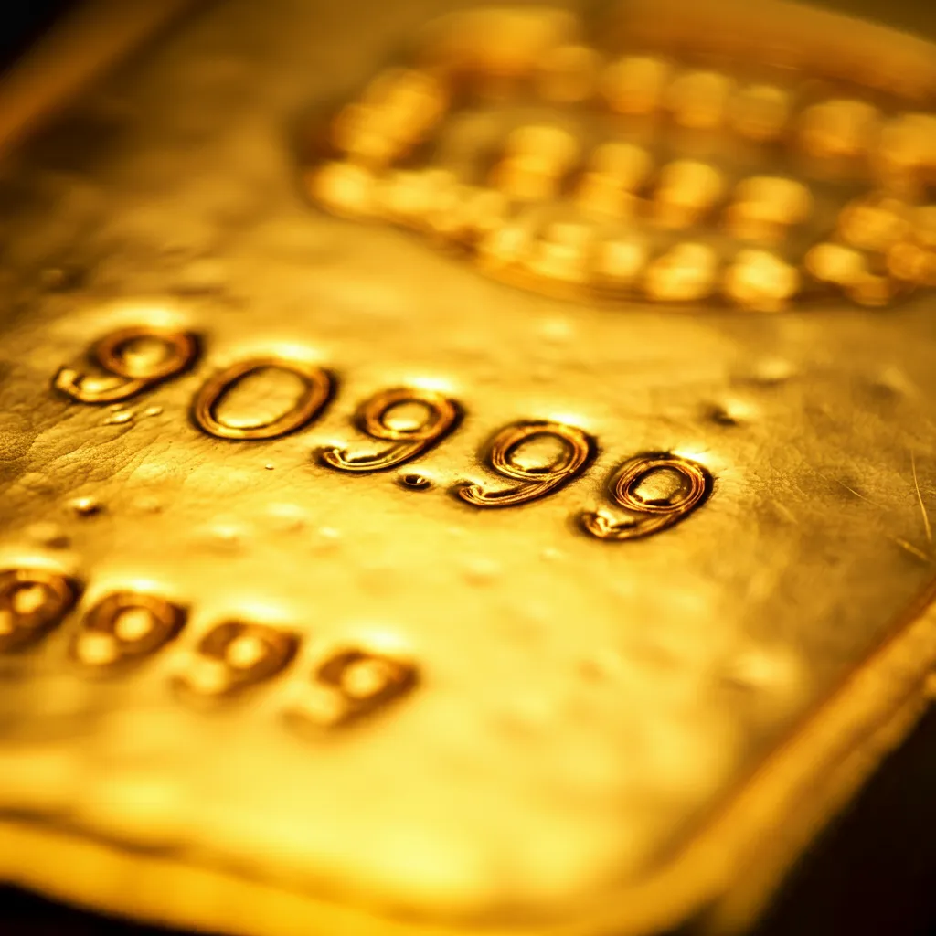 골드바-909.99 새겨진 숫자