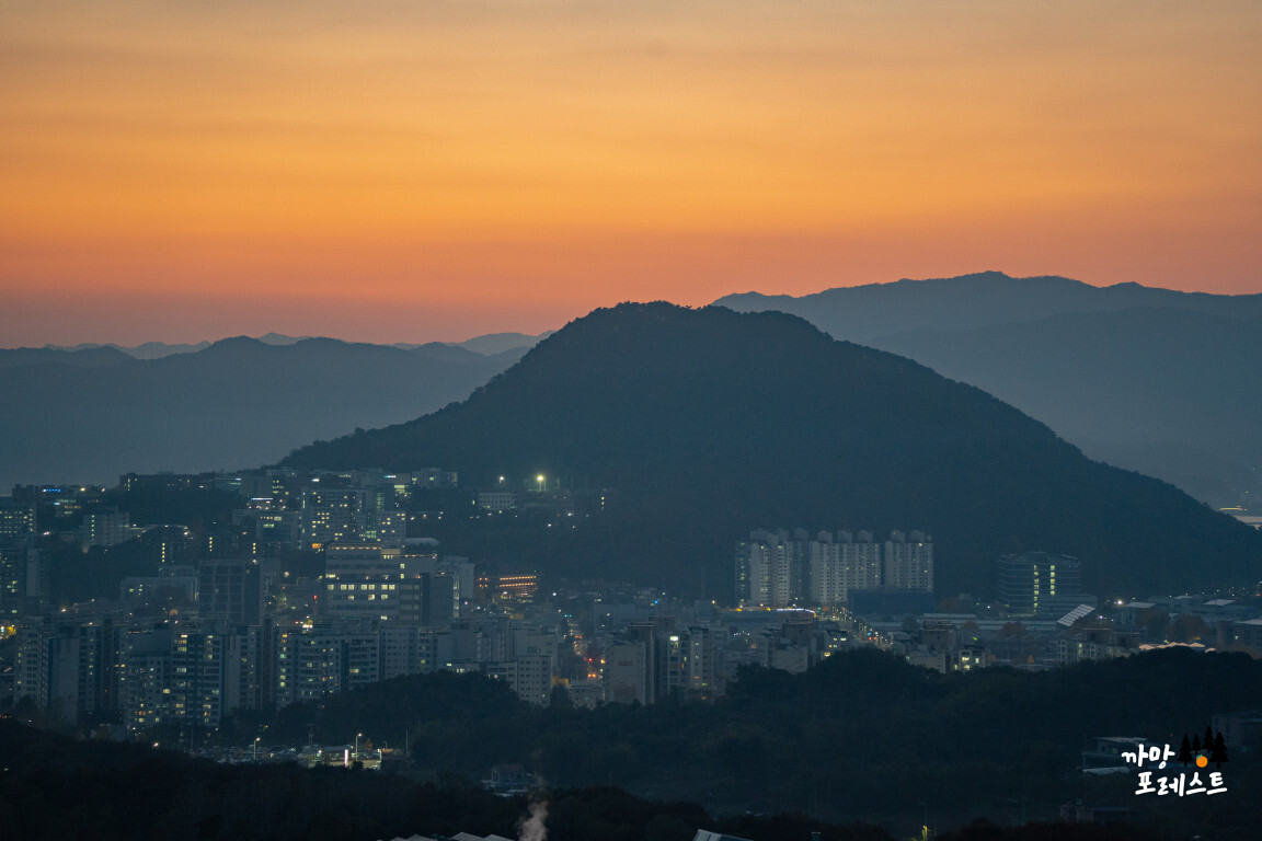 춘천 산토리니 카페 일몰