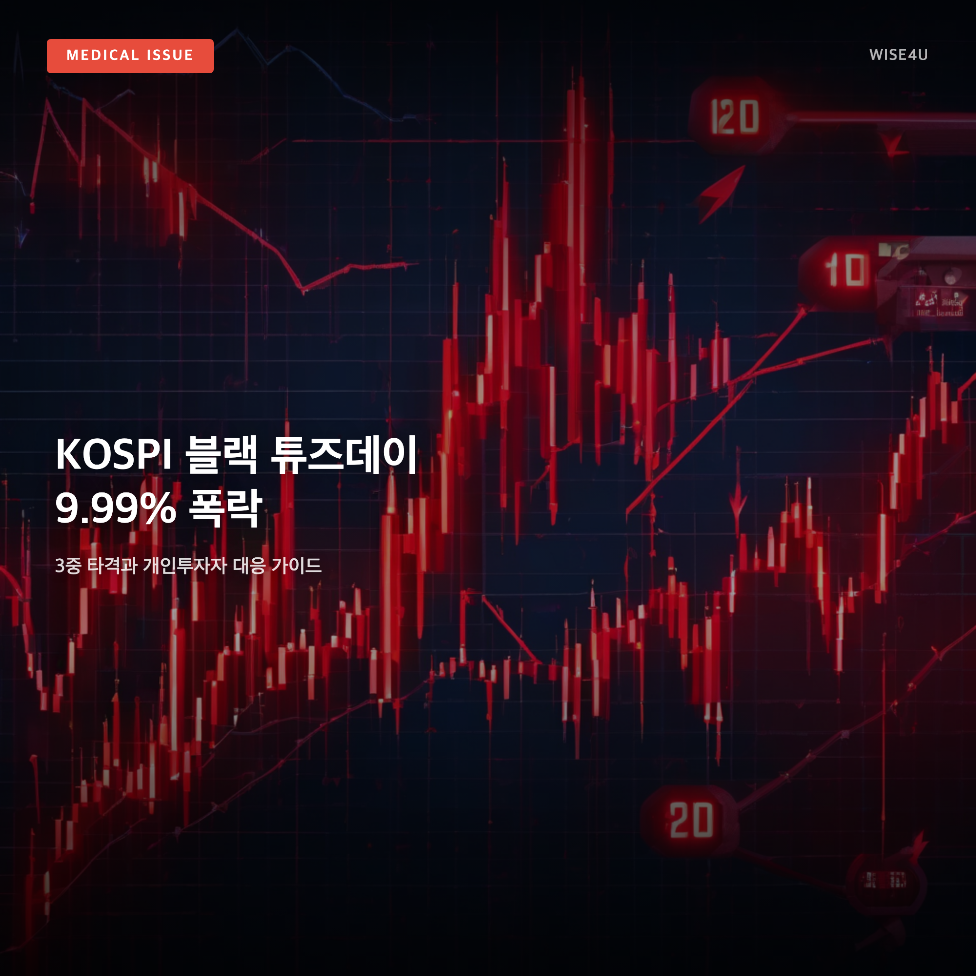 KOSPI 블랙 튜즈데이 9.99% 폭락 - 3중 타격과 개인투자자 대응 가이드