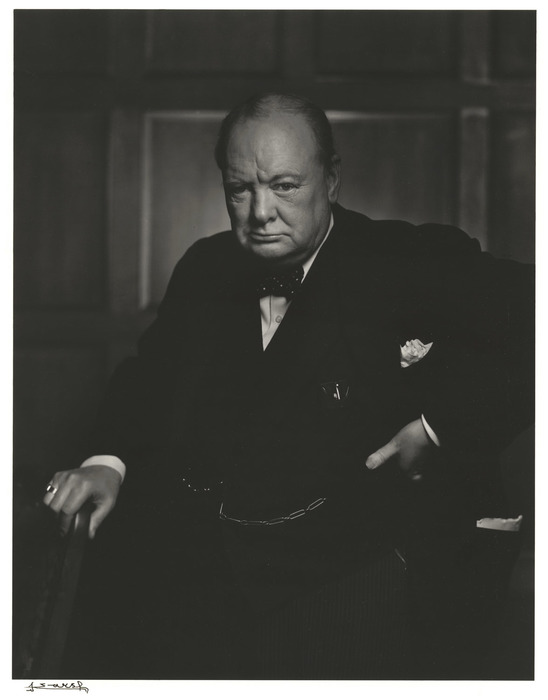 Winston Churchill by Yousuf Karsh