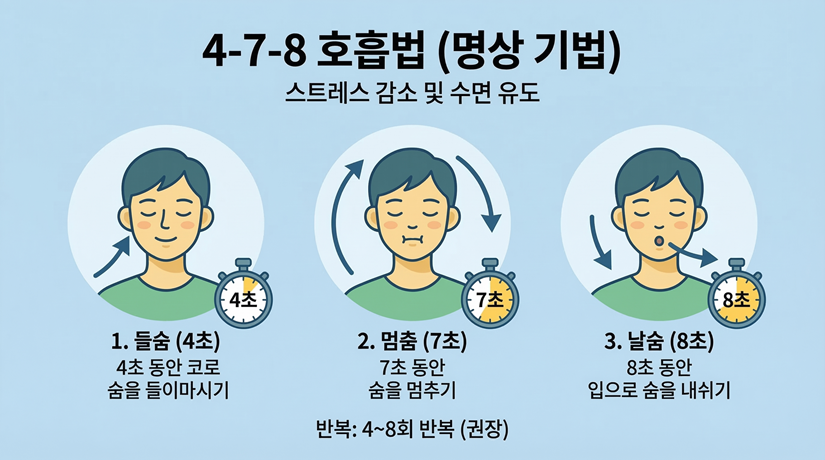 스트레스 해소와 숙면을 돕는 명상 및 호흡법 가이드