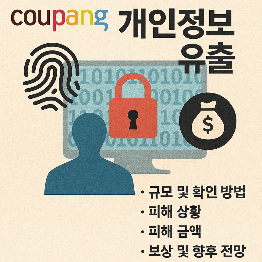 쿠팡 개인정보 유출 규모 정보 및 확인 방법, 피해 상황, 피해 금액, 보상 및 향후 전망