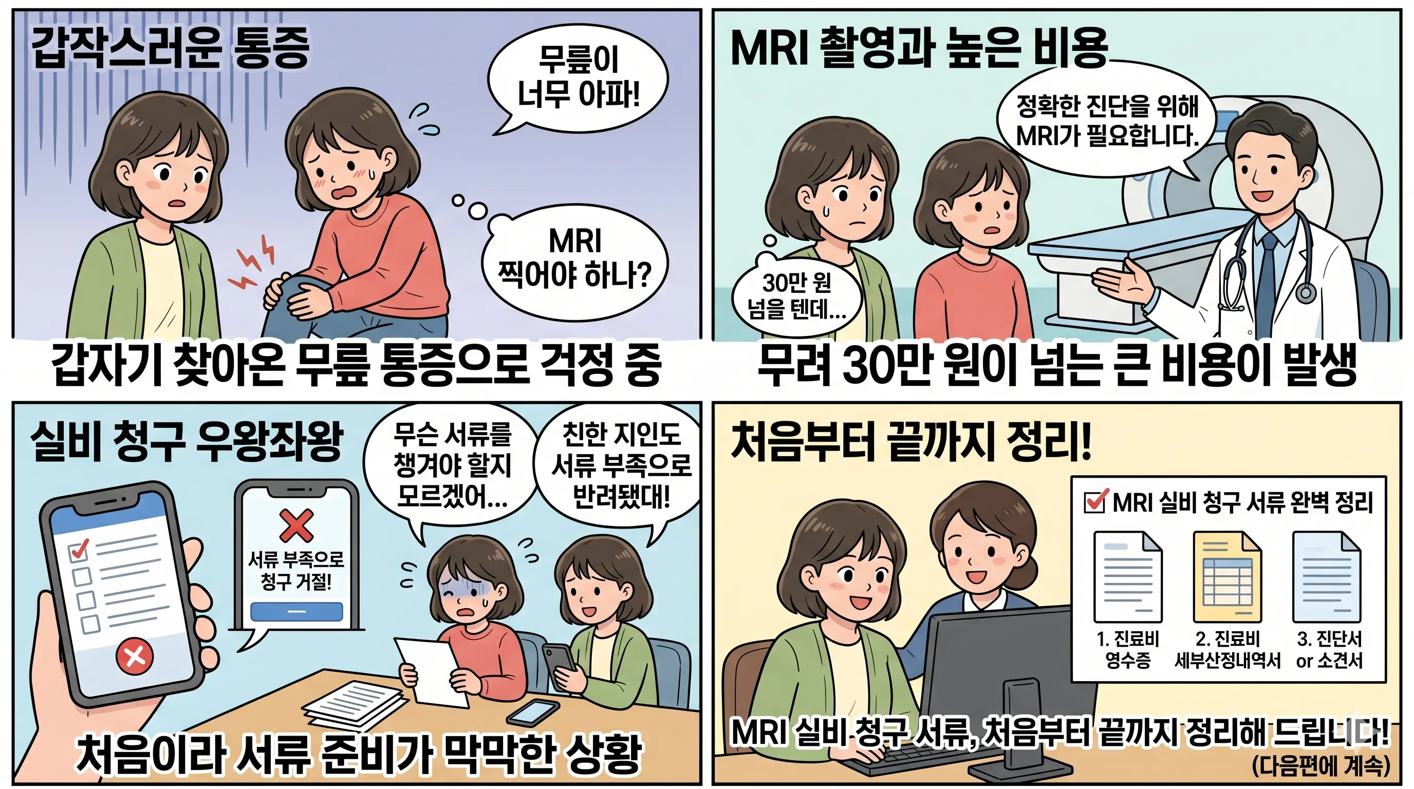 MRI 실비 서류