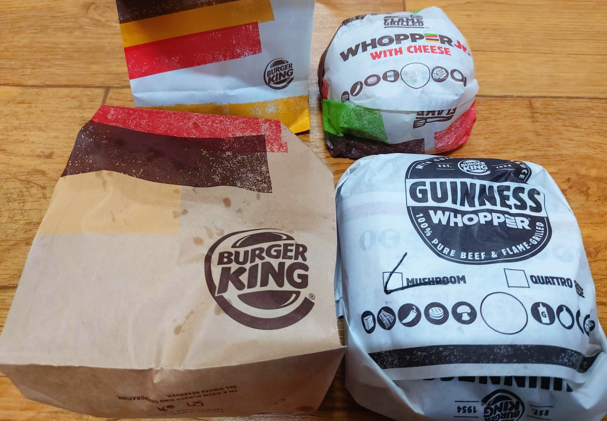 와퍼팩 구성 버거킹 딜리버리 기네스와퍼팩