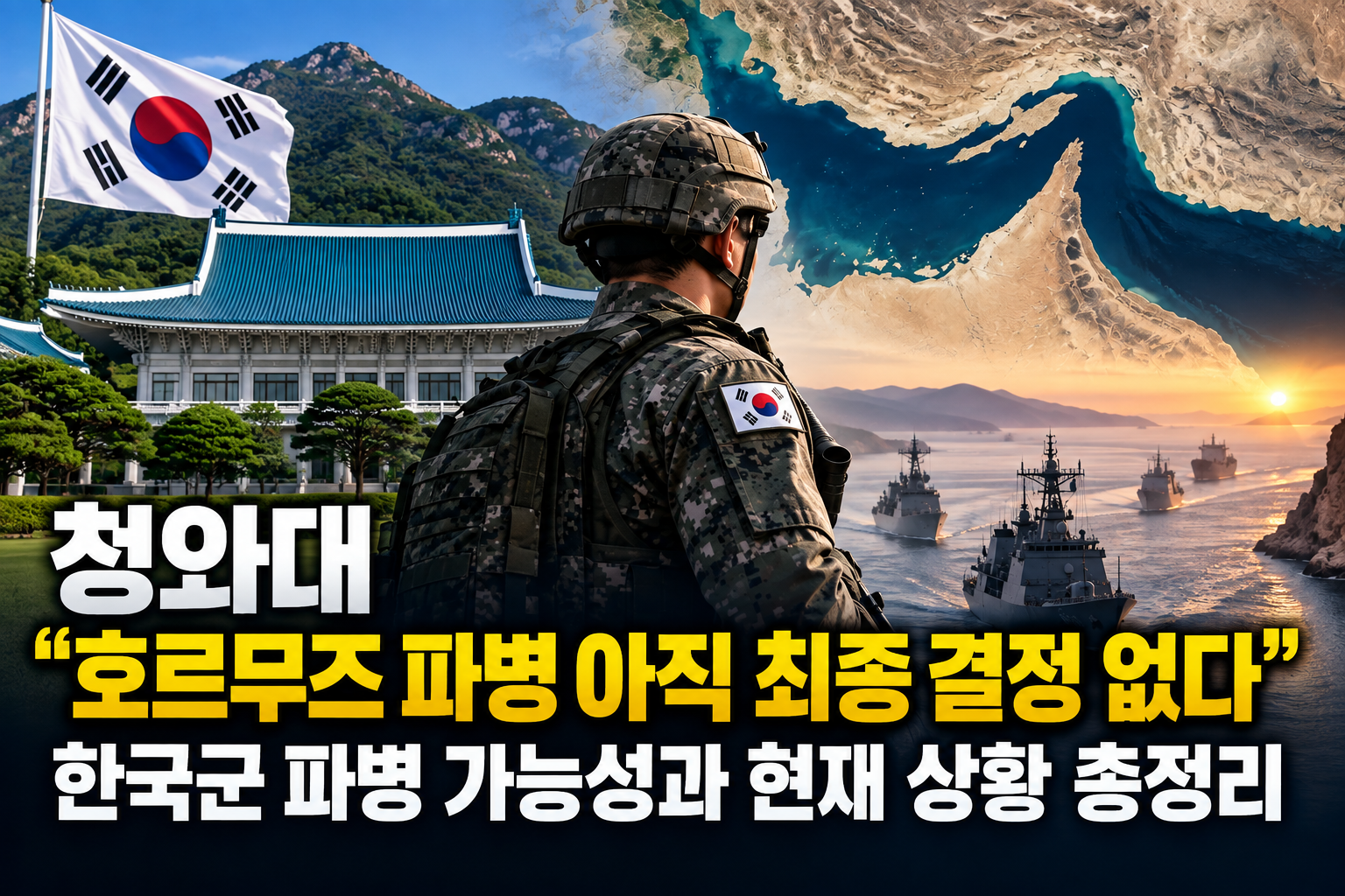 청와대 &ldquo;호르무즈 파병 아직 최종 결정 없다&rdquo;&hellip; 한국군 파병 가능성과 현재 상황 총정리 관련 사진