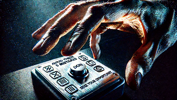 기회는 누구에게나 옵니다, 하지만 이 5가지만 피하세요.