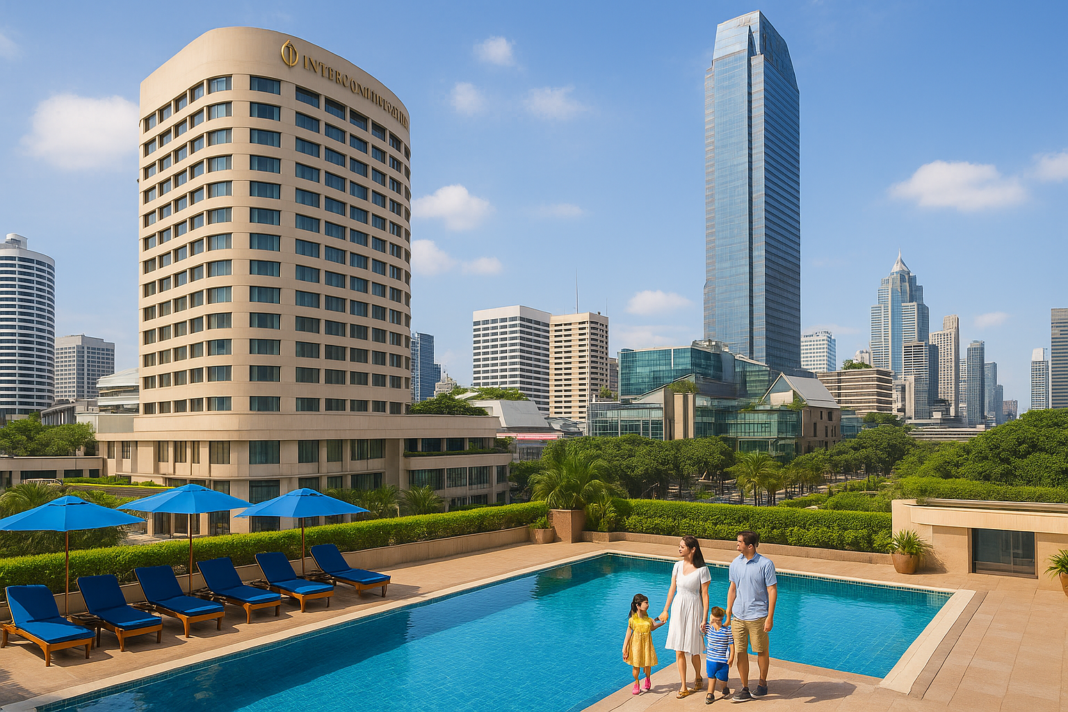 방콕 가족여행 중심지 숙소 추천