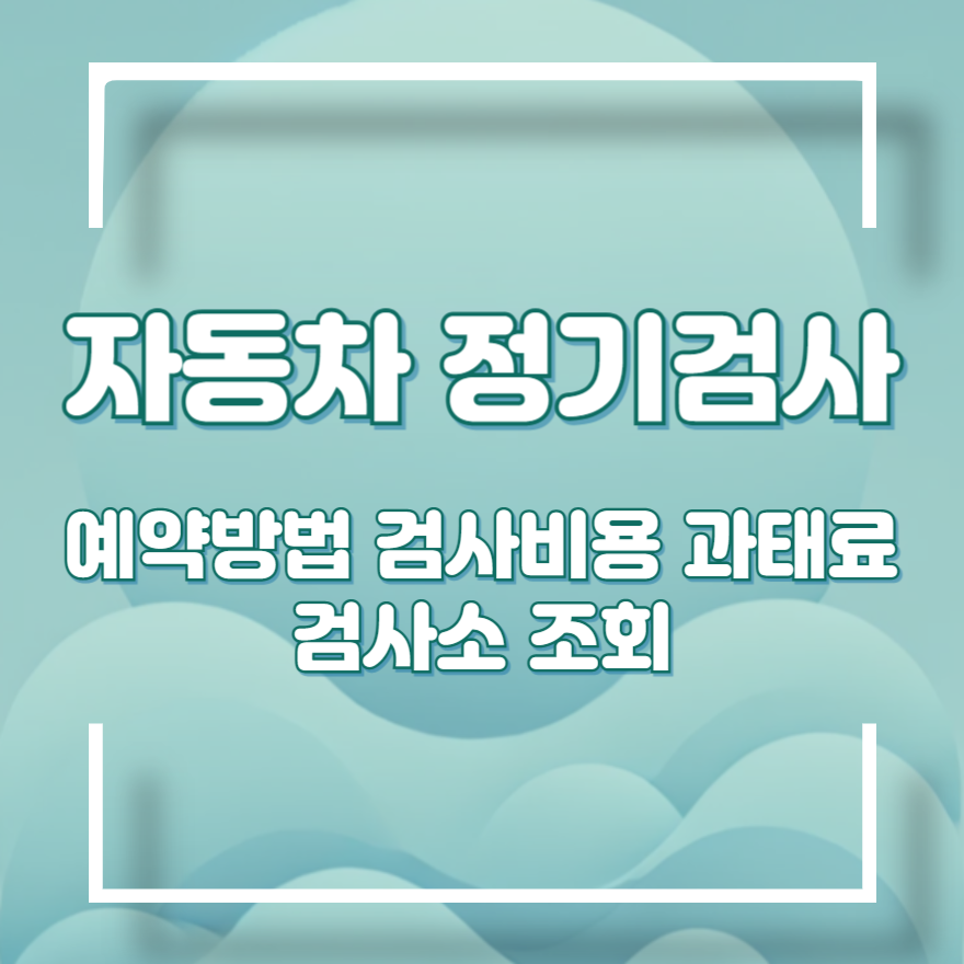 자동차 정기검사 조회