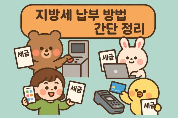 모바일 세금 조회 화면