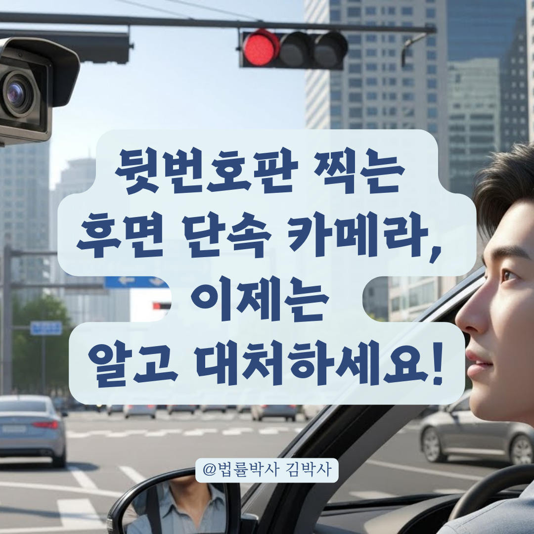 뒷번호판을 찍는 후면 단속 카메라의 신호위반 감지 시점과 원리 알아보기