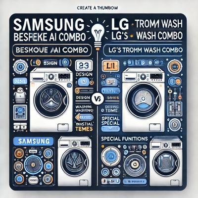올인원 세탁건조기: 삼성과 LG의 비교 분석 및 최신 트렌드
